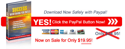 success with thank you notes by dan wetzel