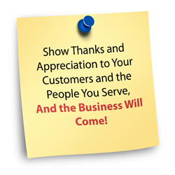 Reach out and thank someone today.  